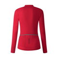 SHIMANO Tricou damă KAEDE THERMAL LONG roșu