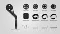 MAGICSHINE Suport pentru Garmin/EVO/ALLTY pe ghidon plastic offset 