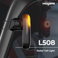 MAGENE Lumină L508 RADAR spate 7f USB negru 