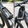 LONGUS Zámok SATINE 67x158mm U-lock + držiak čierny