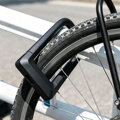 LONGUS Zámok SATINE 67x158mm U-lock + držiak čierny