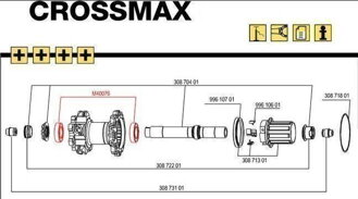 MAVIC HUB BEARINGS 17X30X7  6903 X 2  (M40076)
