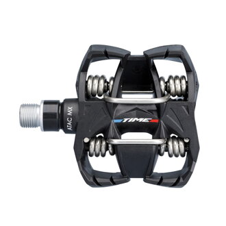 SRAM TIME Enduro pedály TIME ATAC MX 6 včetně kufrů ATAC, šedé ve francouzském designu (TIME partnumber