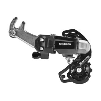 SHIMANO Prehadzovačka Tourney TY200 SS 6/7-k. s hákom čierna