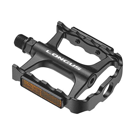 LONGUS Pedals PREMIUM MTB AL KNR black industrial bearings