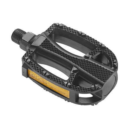 LONGUS Pedals KID PP plastic black children's, ball bearing