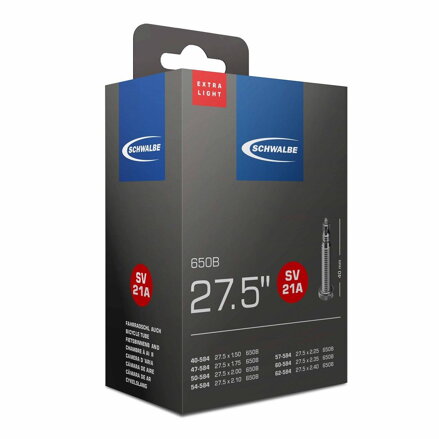 SCHWALBE Duša SV21A 27.5x1.50/2.40 FV 40mm (40/62-584) 135g exlight