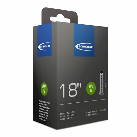 SCHWALBE Duša 18x1.50/1 3/8 AV 40mm