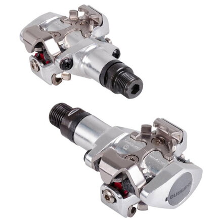 SHIMANO Pedals MTB PD-M505 SPD silver + cleats SM-SH51