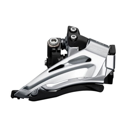 SHIMANO FD-M6025 34-38z. Přesmykač Deore 2x10 uni tah Top Swing (34,9/31,8/28,6mm)