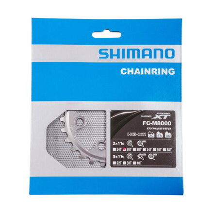 SHIMANO Zębatka 26t. FC-M8000 XT 36/26t. czarny