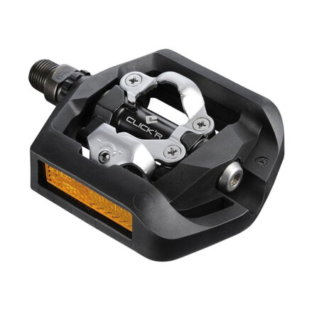 SHIMANO PD-T421 SM-SH56 Pedale trekking Click´R SPD negre cu cușcă + plăcuțe