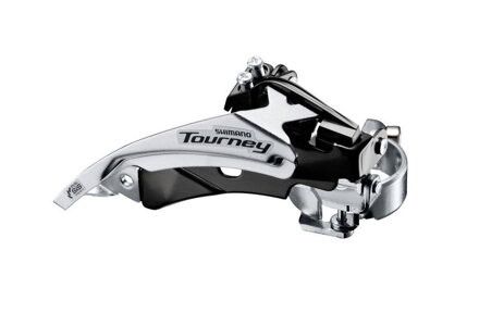 SHIMANO Prešmyk Tourney FD-TY500 3x6/7/8-k. uni ťah Top Swing (34,9/31,8) 42z.
