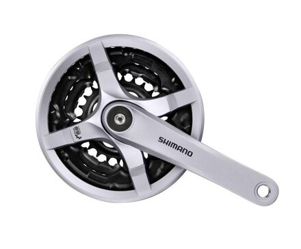 SHIMANO FC-TY501 6/7/8-rz. Korba 170mm 42/34/24 zębów srebrny