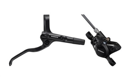 SHIMANO E-MT200 Hidraulikus fék hátsó fekete Post Mount 1700mm fékcső + fékbetét ek B05S
