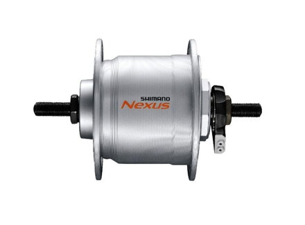 SHIMANO DH-C3000 Náboj s dynamem 6V/3W 36d. stříbr. na matice+ochrana proti přepětí SMDH10