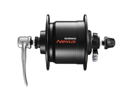 SHIMANO DH-C3000 Náboj s dynamem 6V/3W 36d. černý na r.u.+ochrana proti přepětí SMDH10