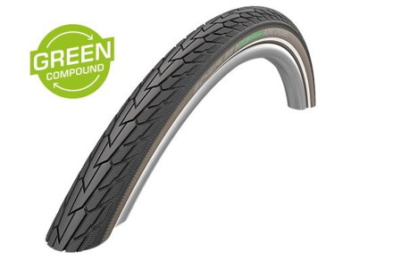 SCHWALBE Külső gumi ROAD CRUISER (42-622) 28x1.60 700x40C Active 50EPI K-Guard 705g Coffe reflex Green