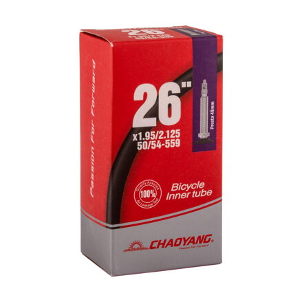 CHAOYANG Cameră 26x1,95/2,125 FV48 (50/54-559) 