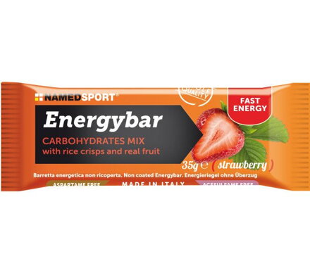 NAMEDSPORT Tyčinka ENERGYBAR jahoda 35g