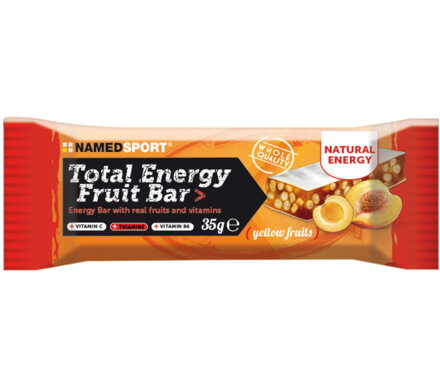NAMEDSPORT Tyčinka energetická Total Energy mix žltého ovocia 35g