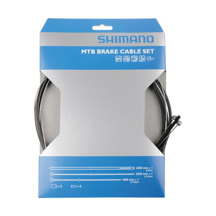 SHIMANO Kabeláž brzdová MTB komplet černá