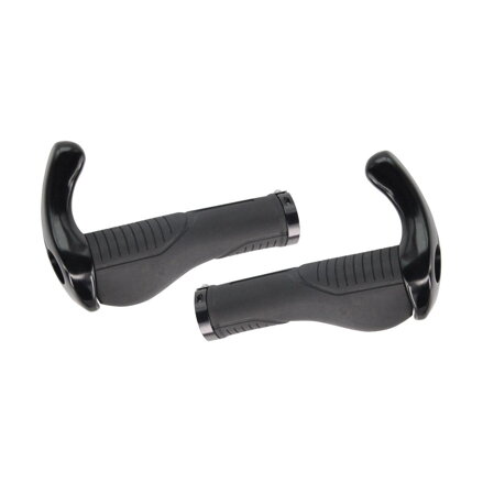 LONGUS Bull Horns Spur With Black Handles