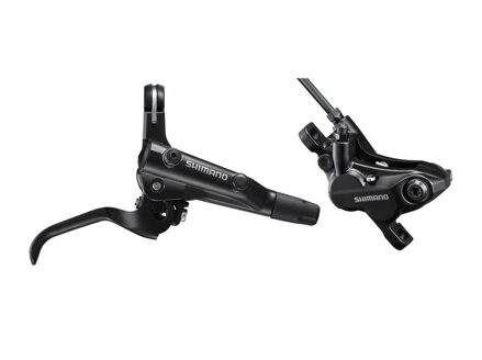 SHIMANO Brake hydr. E-MT501 BL-MT501/BR-M520 front black Post Mount 1000mm hose + pads D03S