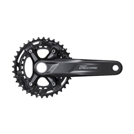 SHIMANO FC-M5100 Hajtómű Deore 175 mm 36/26 fogas 11 sebességes fekete két részes csapágy nélkül