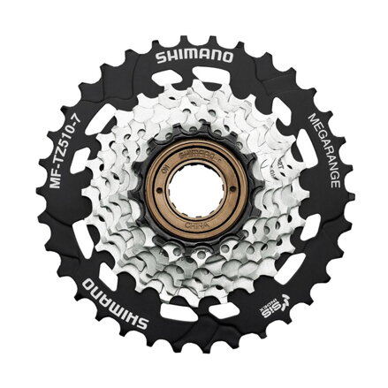 SHIMANO MF-TZ510 14-34 fogas 7 sebességes Mega Range kazetta