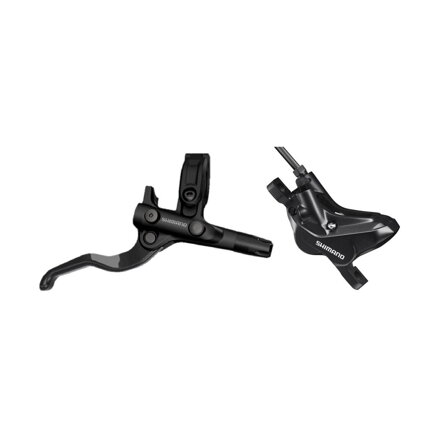 SHIMANO Brake hydr. E-MT420 BL-MT4100/BR-MT420 rear black Post Mount 1700mm hose + pads D03S