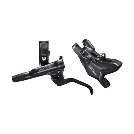 SHIMANO E-M6100 Hidraulikus fék Deore elülső Post Mount 1000mm fékcső + fékbetét ek G05S