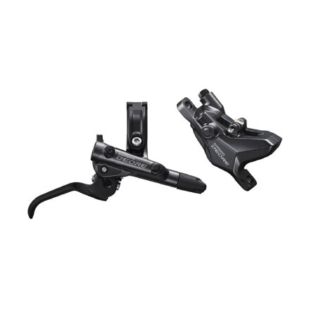 SHIMANO E-M6100 Hidraulikus fék Deore hátsó Post Mount 1700mm fékcső + fékbetét ek G05S