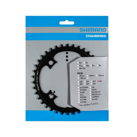 SHIMANO 11-biegowa 4-ramiennego Zębatka 38 zębów bez adaptera