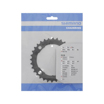 SHIMANO Prevodník 32z na FC-M361 čierny 104mm