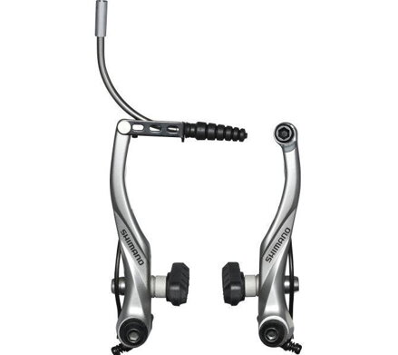 SHIMANO Brzda Alivo V-brake BR-T4000 strieborná s vodiacou trubkou