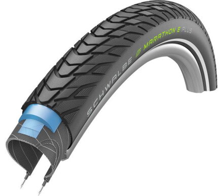 SCHWALBE Anvelopă MARATHON E-PLUS (50-622) 28x2.00 Performance 67EPI Smart DualGuard 1210g Reflex E-Bike 