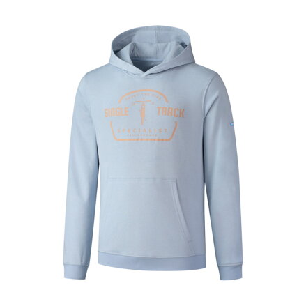 SHIMANO  Bluza HOODIE niebieska/brązowa