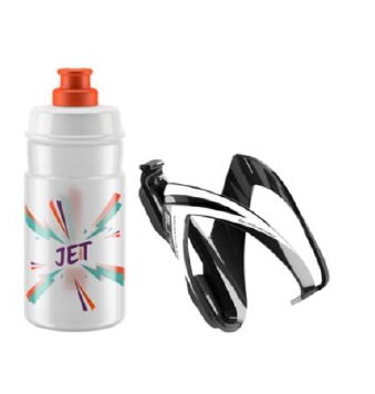 ELITE Flaša s košíkom set CEO oranžové logo, 350 ml