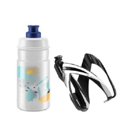 ELITE Flaša s košíkom set CEO modré logo, 350 ml