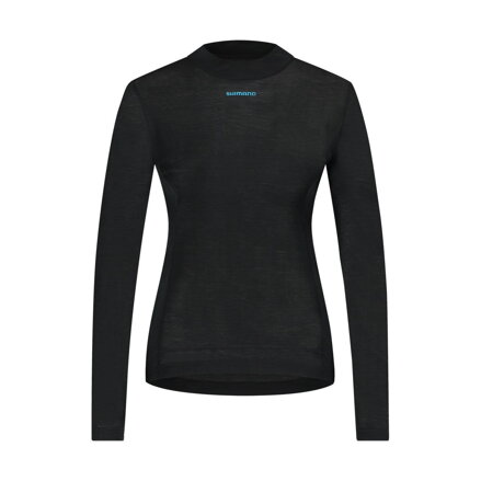 SHIMANO Tricou damă VERTEX PRIMA LONG BASE LAYER negru