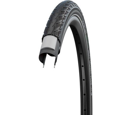 SCHWALBE Plášť DELTA CRUISER PLUS (40-635) 28x1 1/2 700x38B PunctureGuard 50EPI 910g Reflex  Green