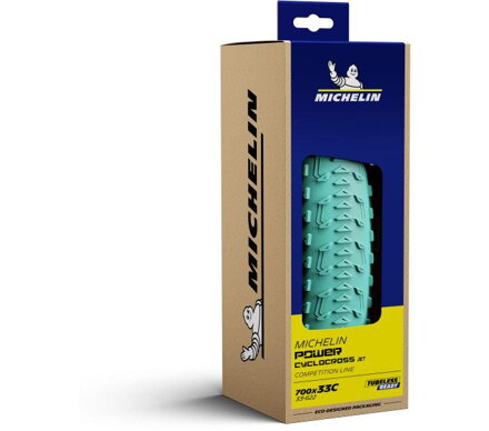 MICHELIN Tire POWER Cyclocross JET 700x33C (33-622) 390g 3x120TPI TLR black/green