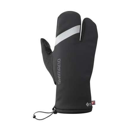 SHIMANO Rukavice WINDSTOPPER PRIMALOFT 2x2 černé