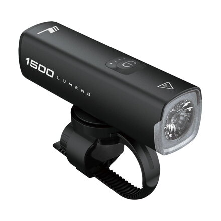 LONGUS Lumină CUBRIN 1500 lm, 6 moduri, USB, neagră