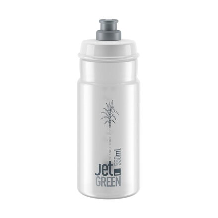 ELITE Fľaša JET GREEN 550 transparentná
