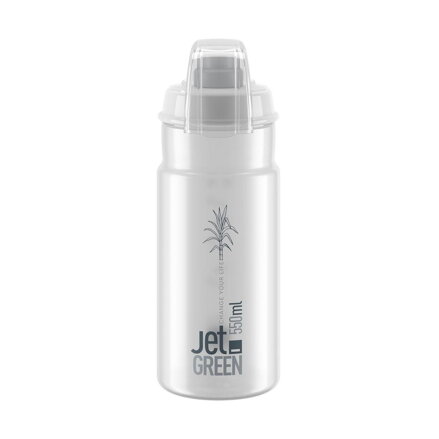 ELITE Fľaša JET GREEN PLUS 550 transparentná