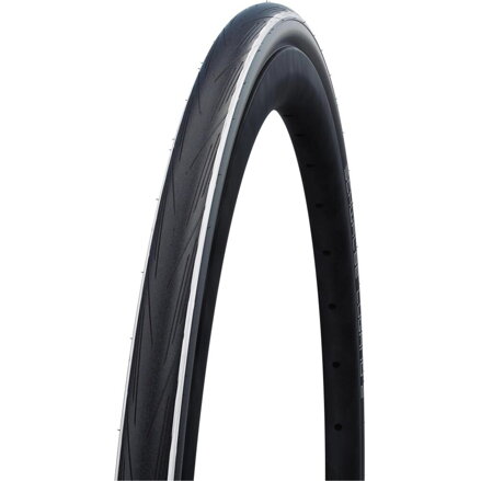 SCHWALBE Tire LUGANO II (25-622) 700x25C Active 50EPI K-Guard 365g White stripe