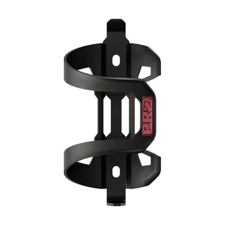 PRO Košík na fľašu SIDE čierno-červený alloy