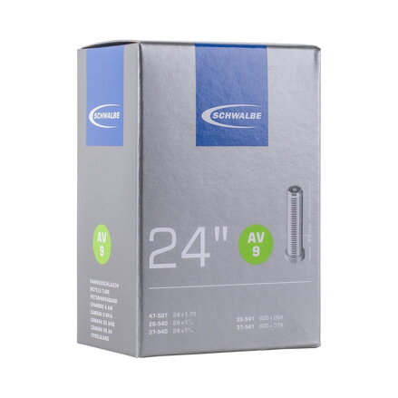 SCHWALBE Dętka AV9 24x1 1/8/1.75 40mm (28/47-507/541)